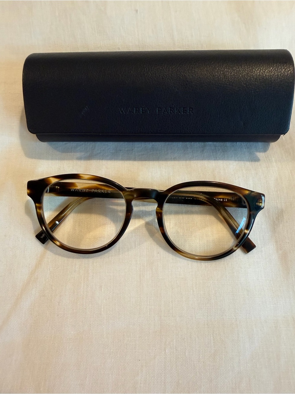 Warby Parker Men's Tortoise Round Acetate Glasses